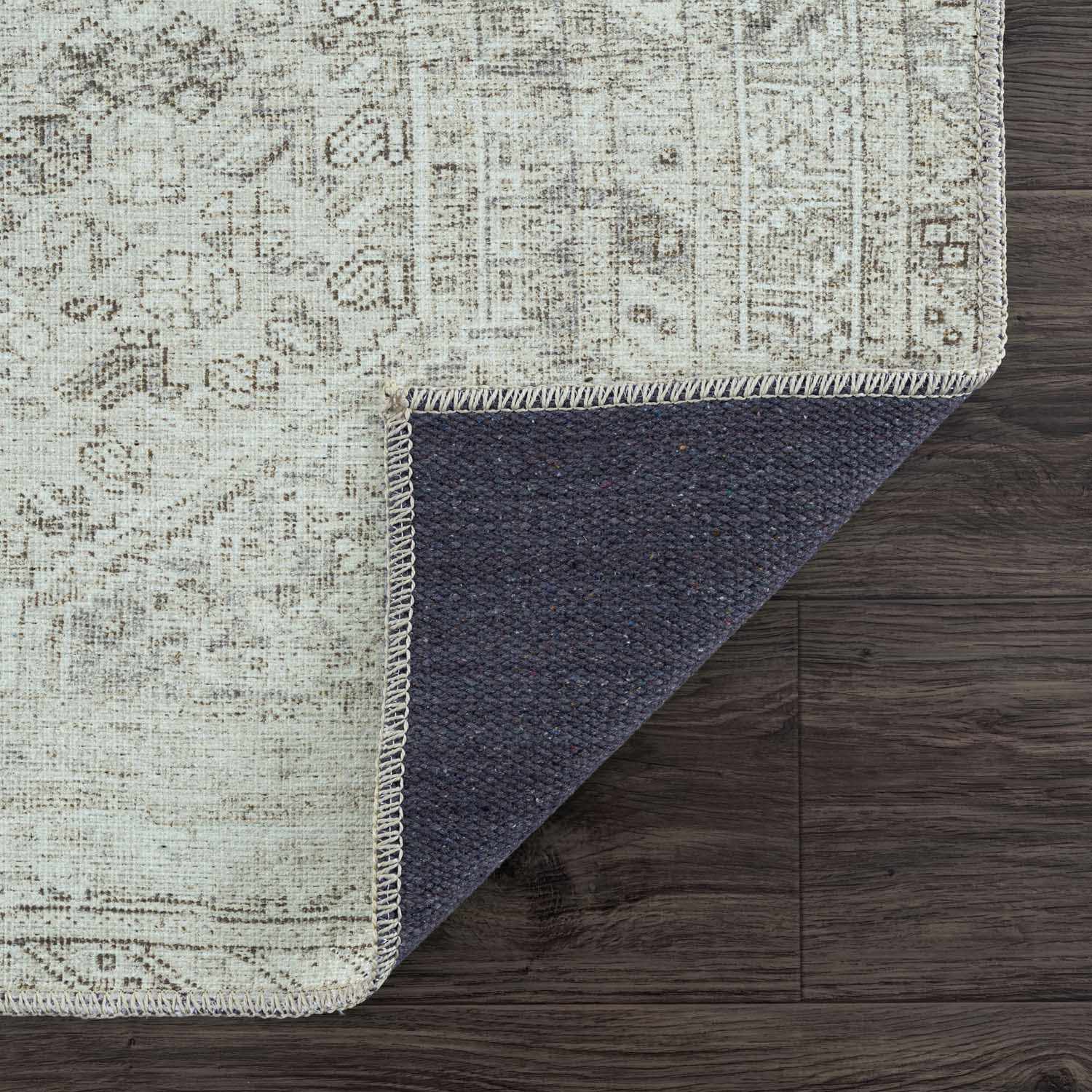 Barny Sage Flat Pile Washable Rug - Ornate Home