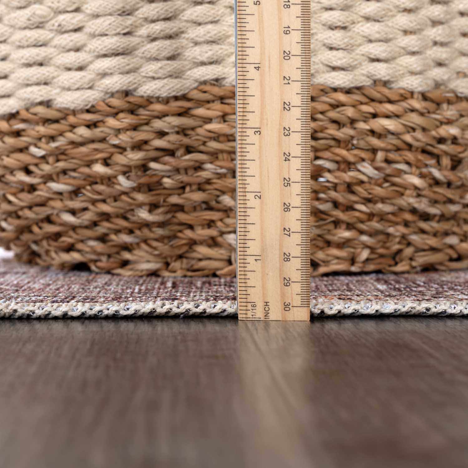 Barny Tan Washable Area Rug - Ornate Home