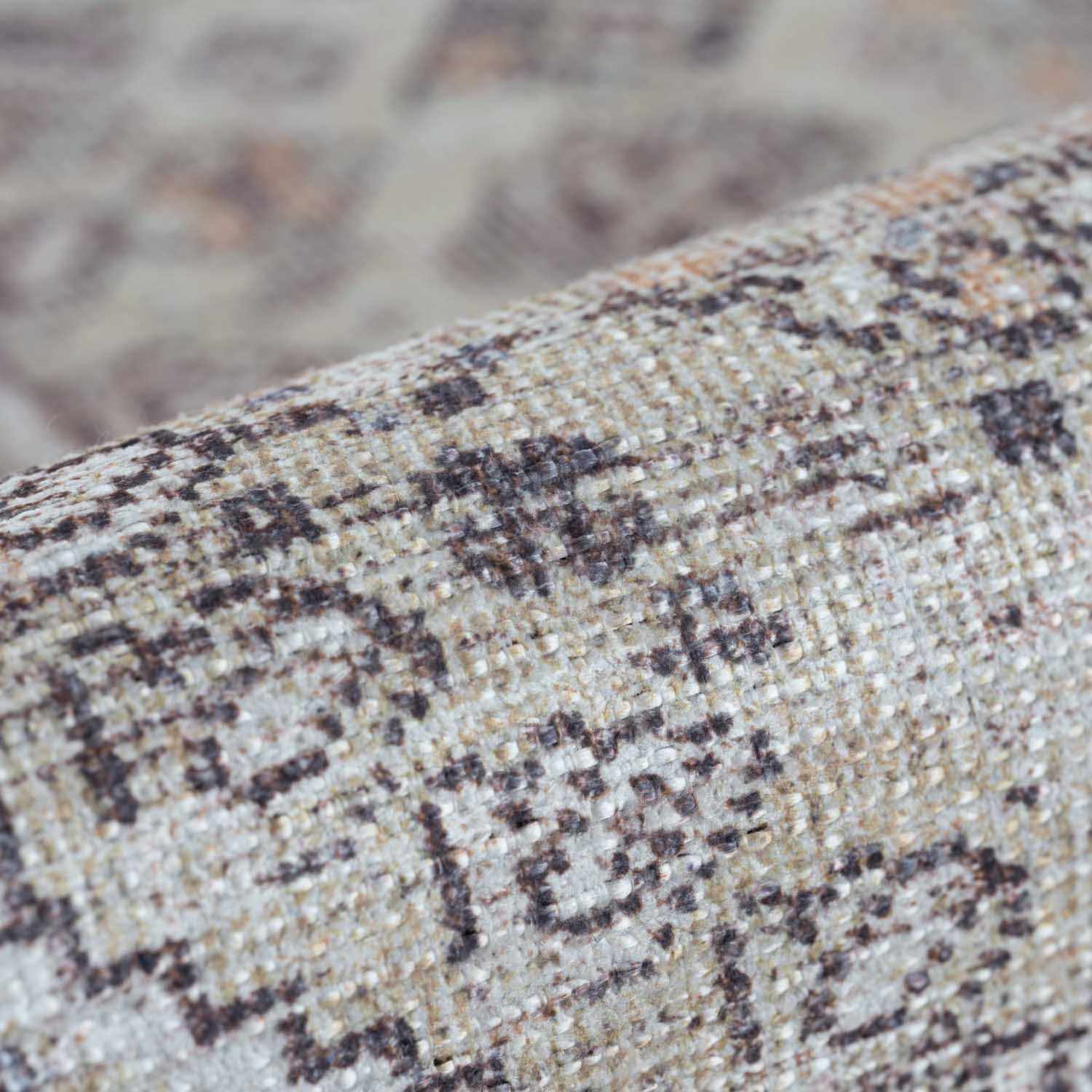 Barny Tan Washable Area Rug - Ornate Home