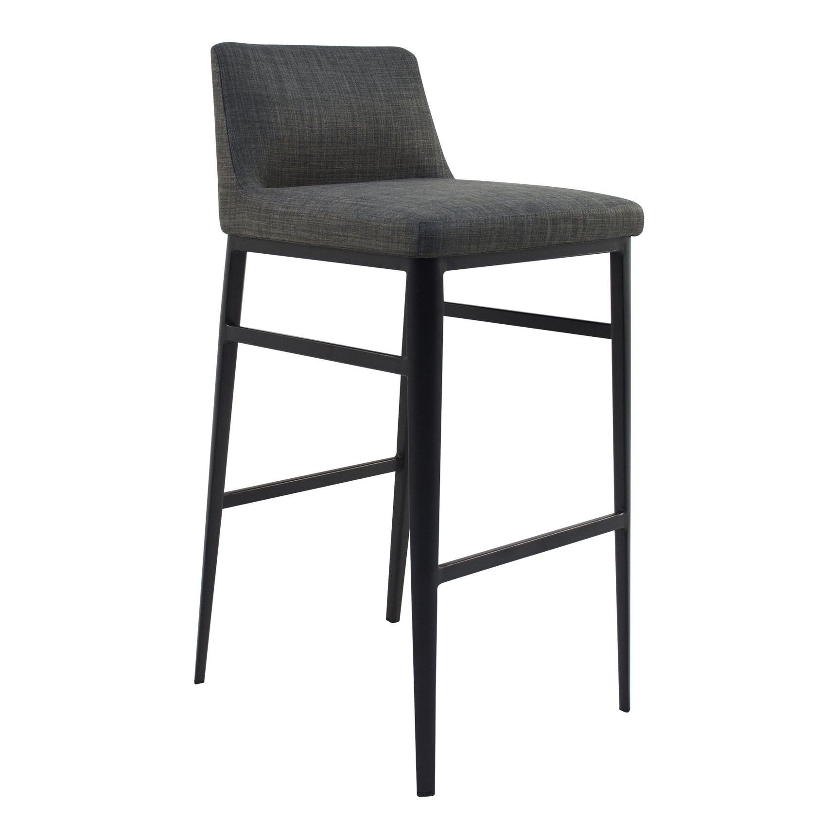 Baron Charcoal Grey Bar Stool - Ornate Home