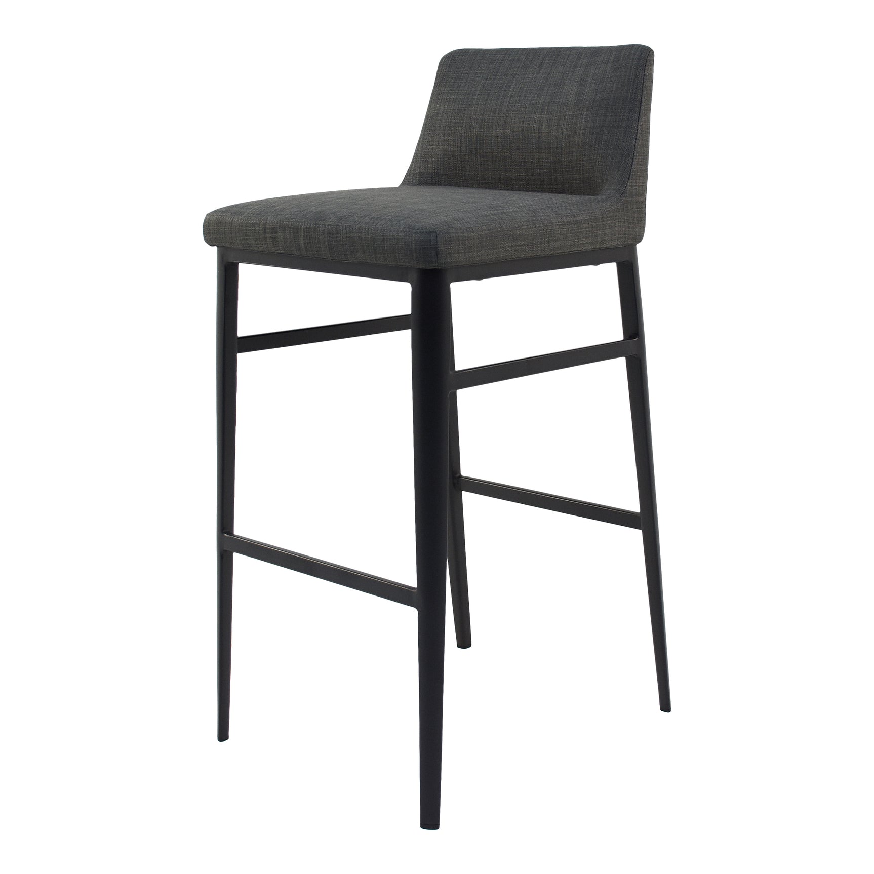 Baron Charcoal Grey Bar Stool - Ornate Home