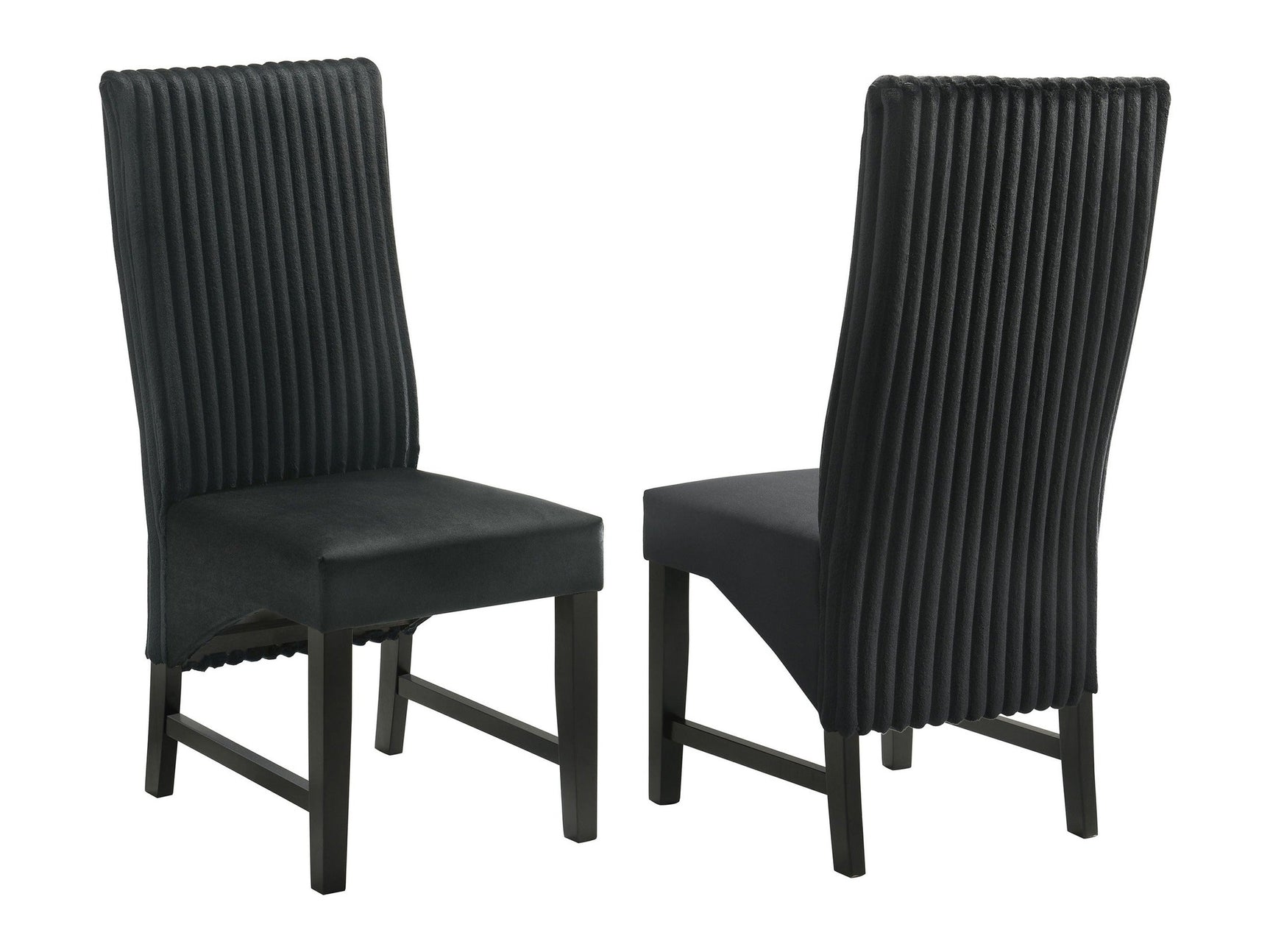 Barrand Black Side Chair (Set of 2) - Ornate Home