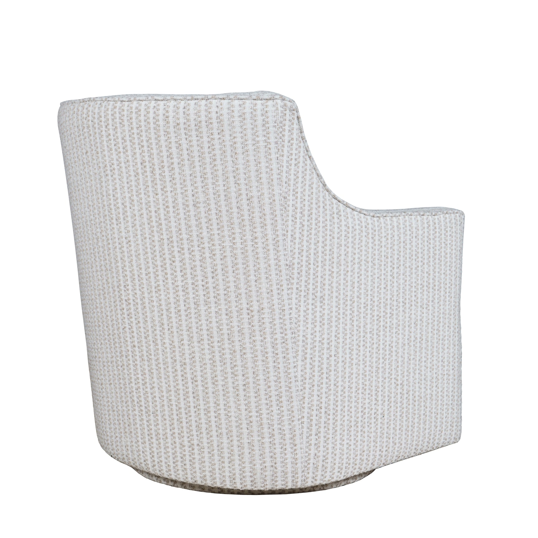 Barrett Grey Swivel Accent Chair - Ornate Home