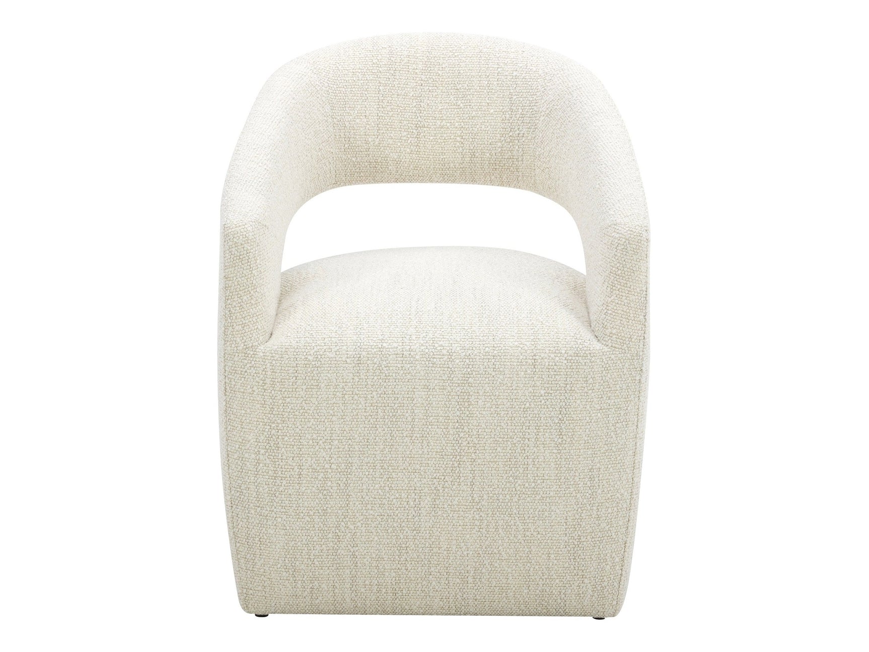 Barrow White Mist Rolling Dining Chair - Ornate Home