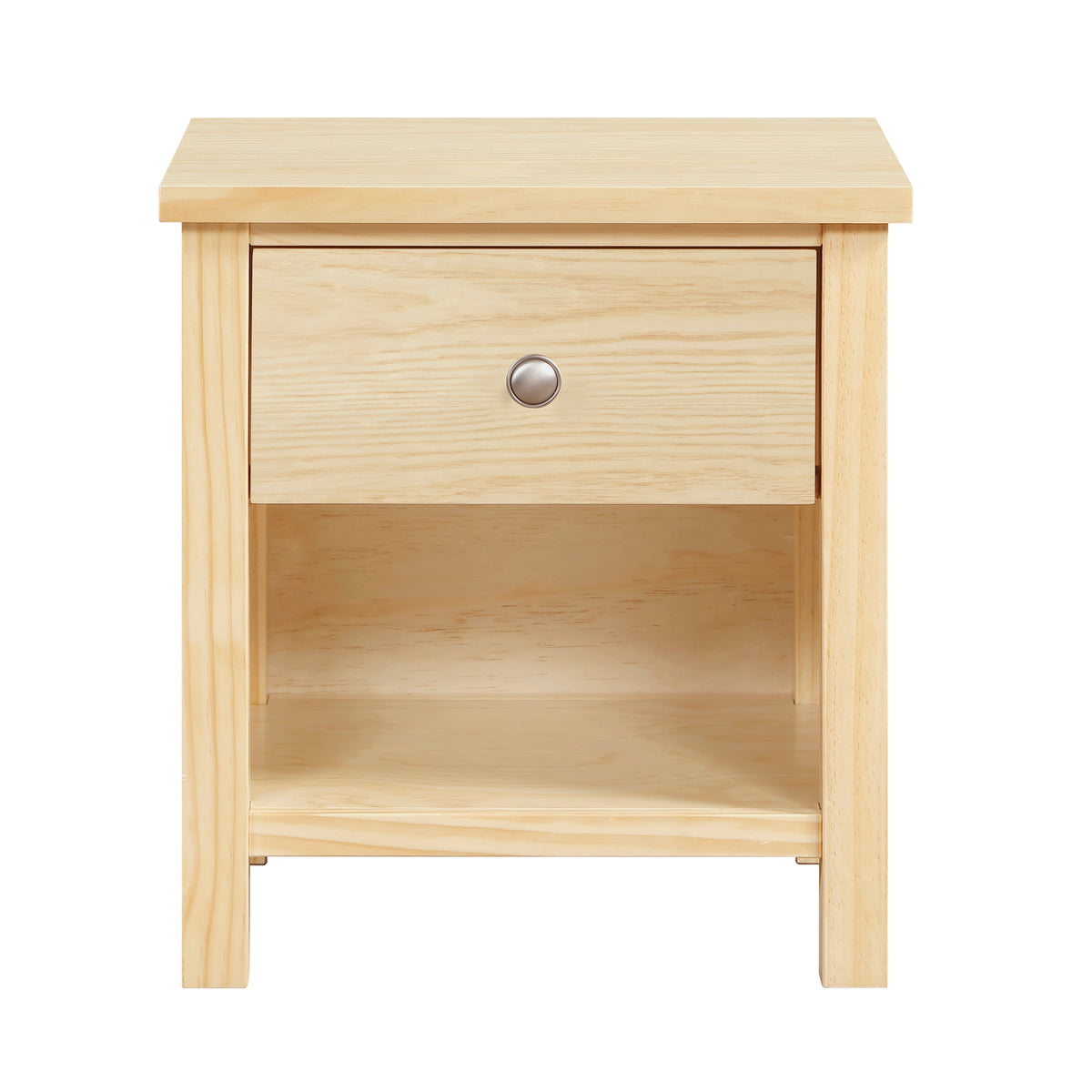 Bartly Brown 1-Drawer Nightstand - Ornate Home