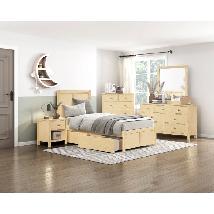 Bartly Brown Mirror Wide - Ornate Home