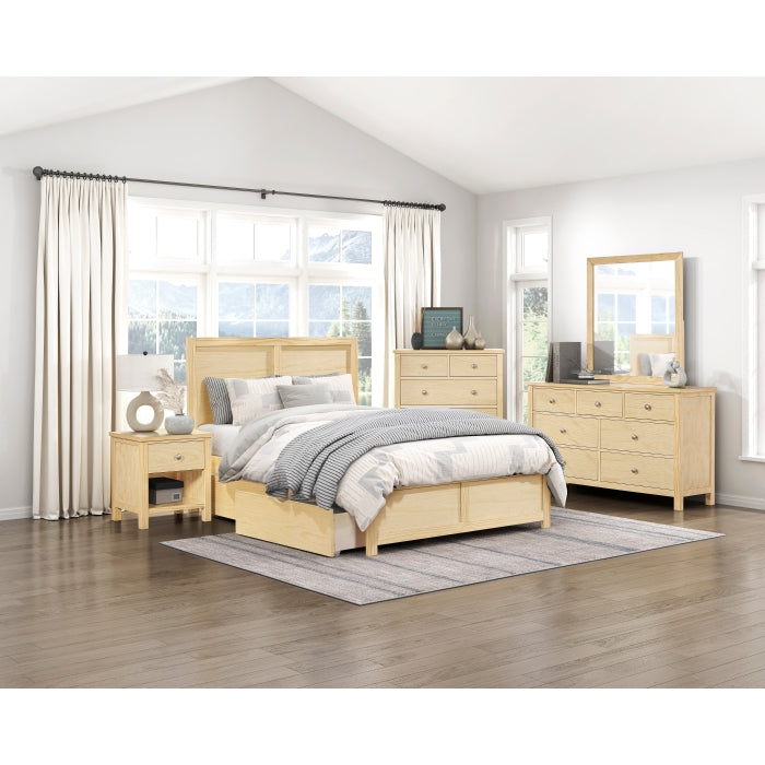 Bartly Brown Mirror Wide - Ornate Home