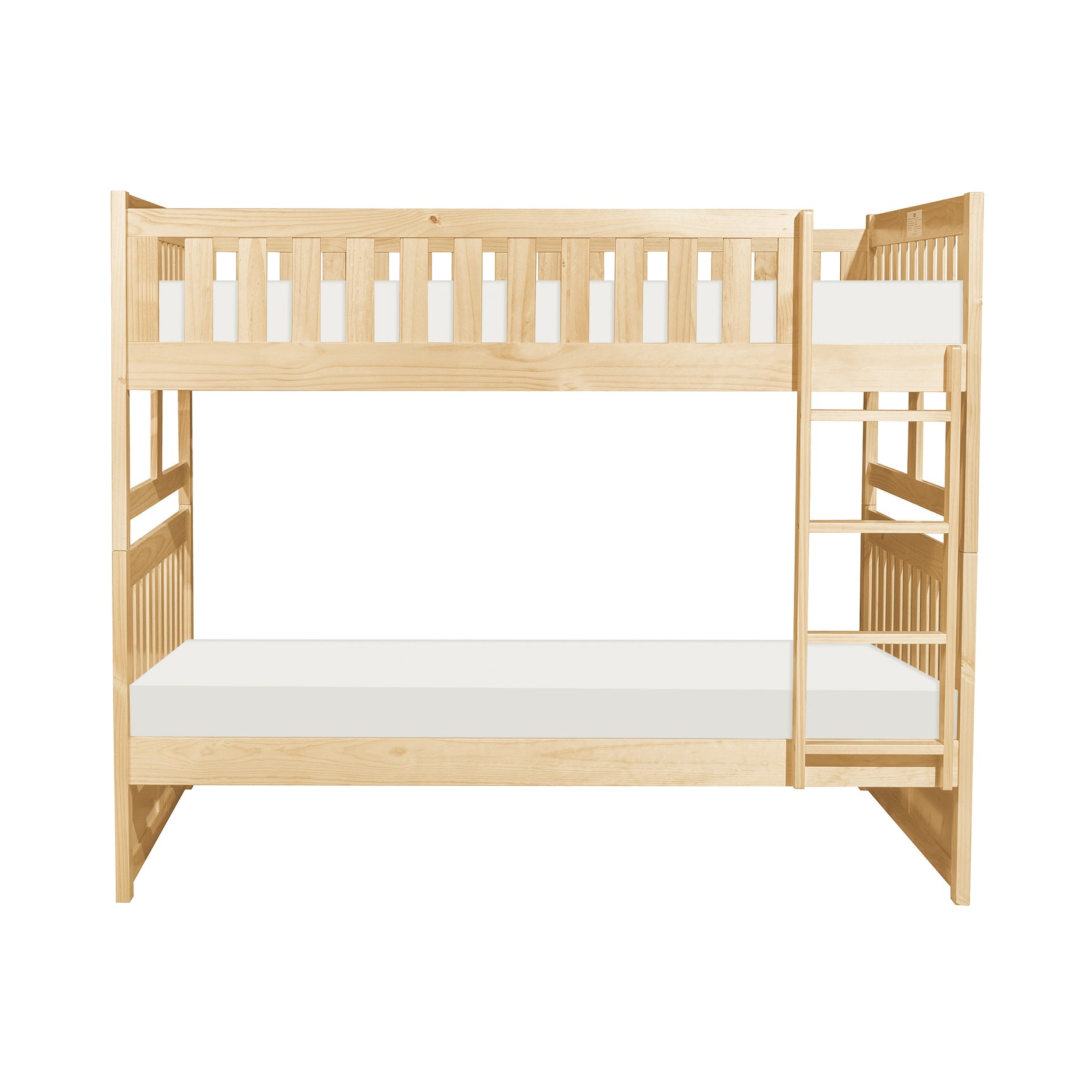 Bartly Natural Pine Full / Full Bunk BED - Ornate Home