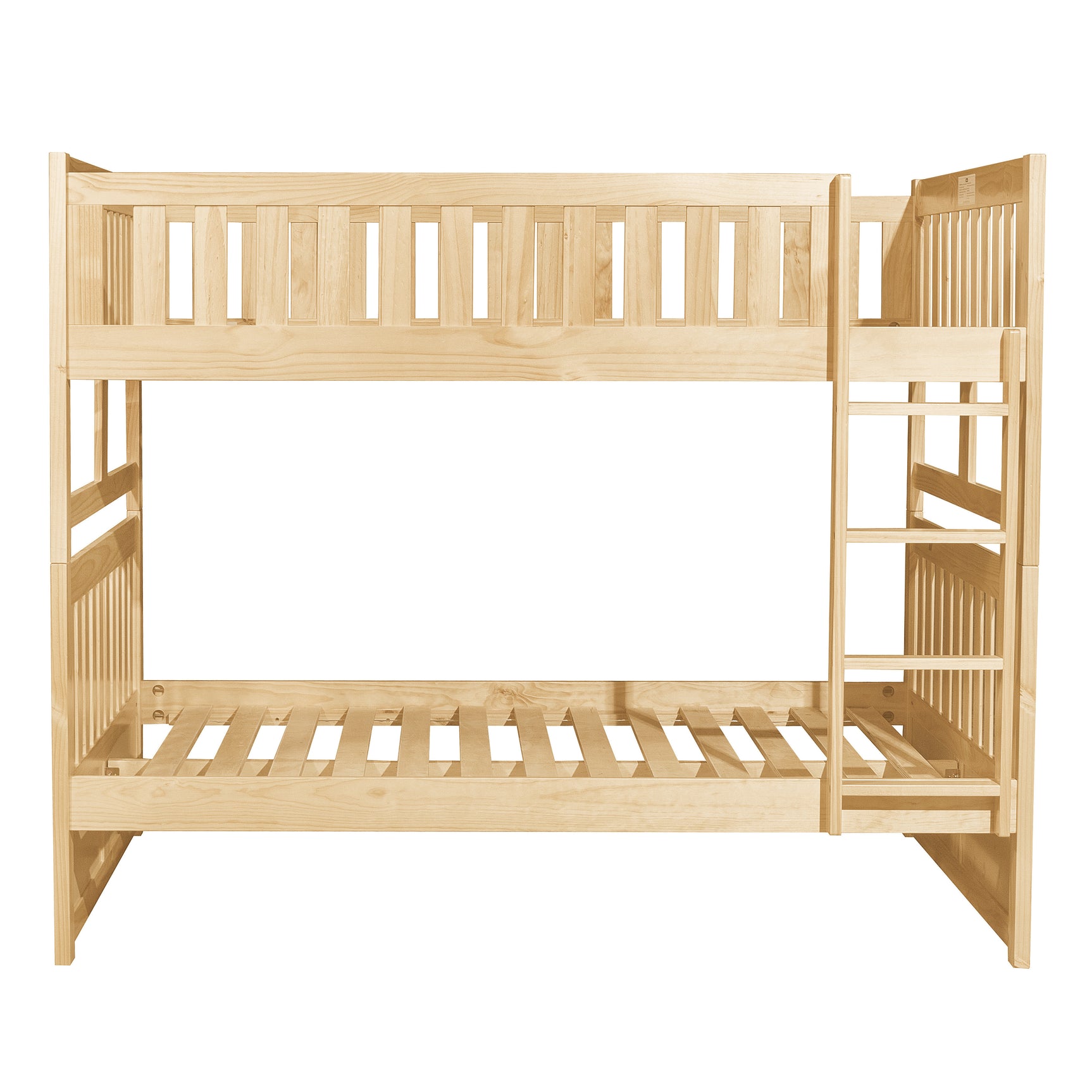 Bartly Natural Pine Full / Full Bunk BED - Ornate Home
