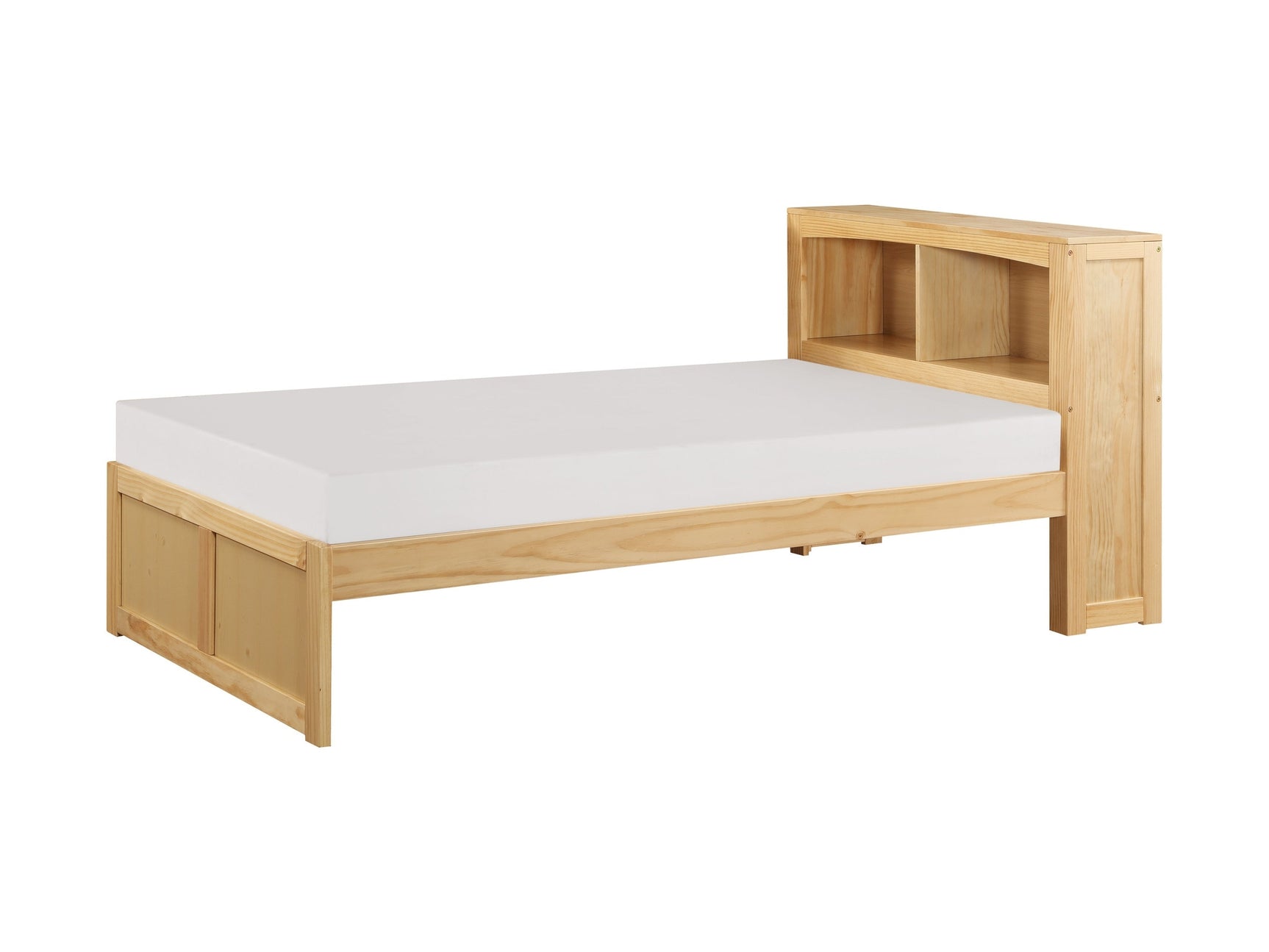 Bartly Natural Pine Twin Bookcase Bed - Ornate Home