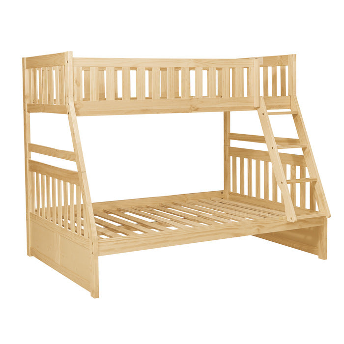 Bartly Natural Pine Twin/Full Bunk Bed - Ornate Home