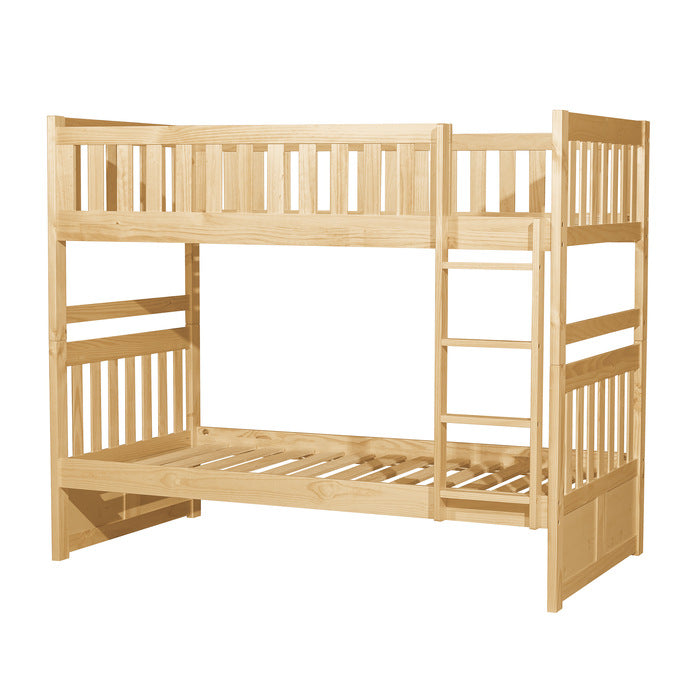 Bartly Natural Pine Twin/Twin Bunk Bed - Ornate Home
