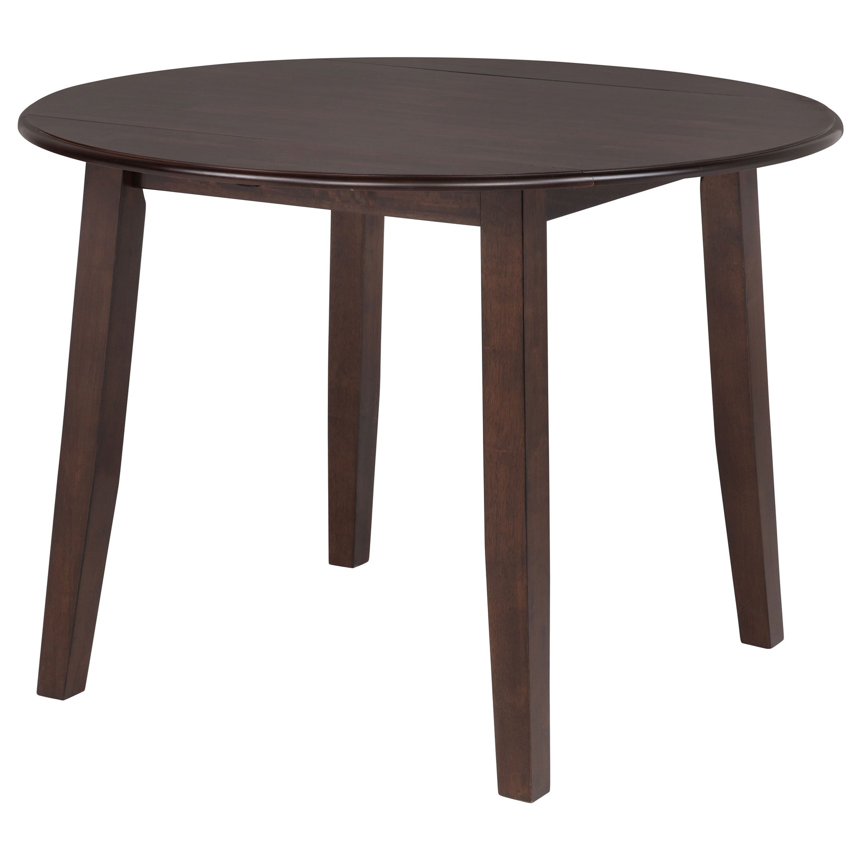 Barton Dark Brown 5-piece Round Wood Dining Table Set - Ornate Home