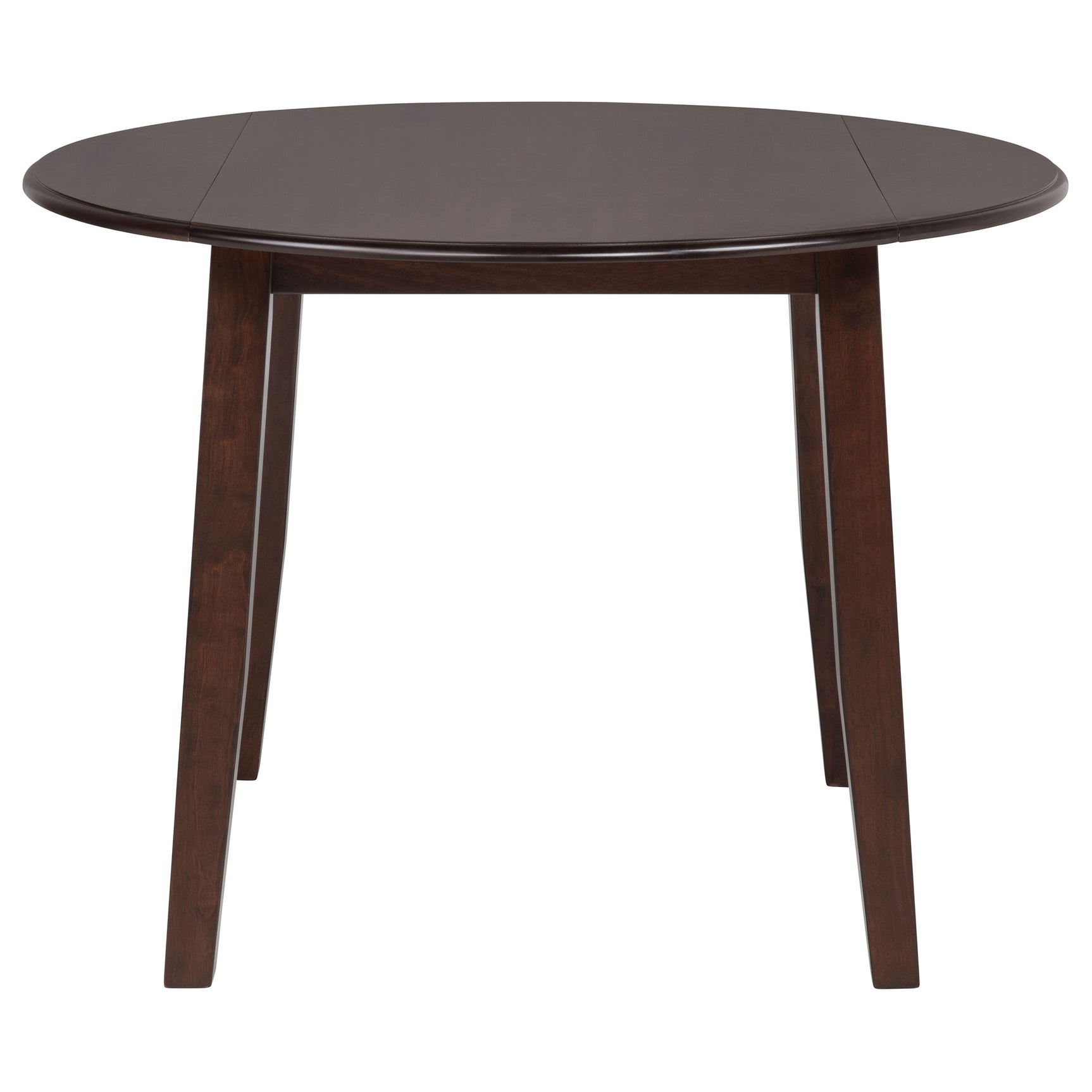 Barton Dark Brown 5-piece Round Wood Dining Table Set - Ornate Home