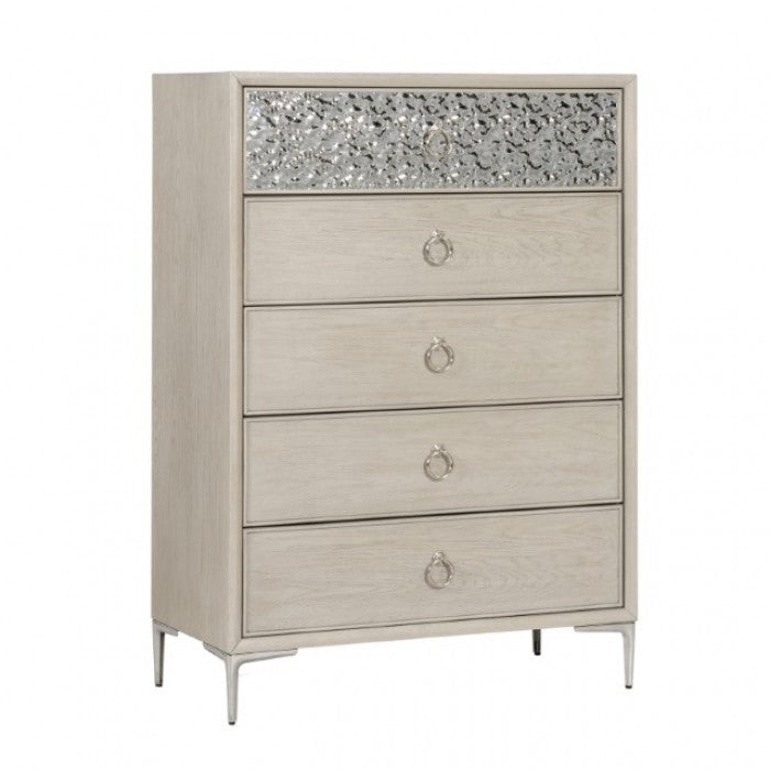 Bashford Natural Oak Chest - Ornate Home