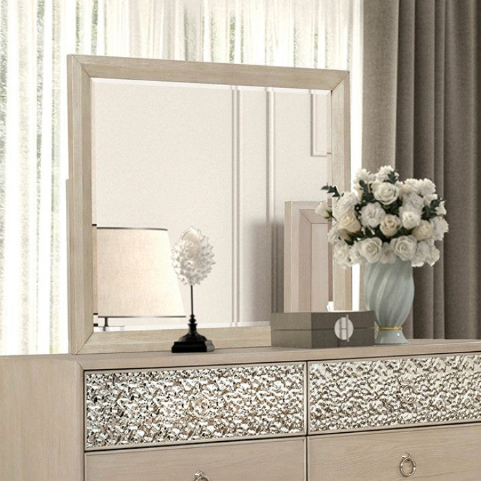 Bashford Natural Oak Queen 4 Piece Bedroom Set - Ornate Home