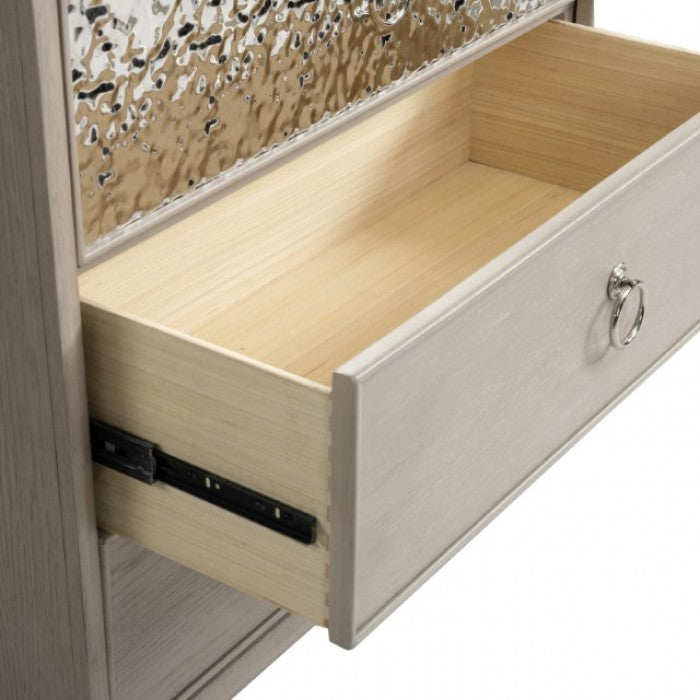 Bashford Natural Oak Queen 5 Piece Bedroom Set w/Chest - Ornate Home