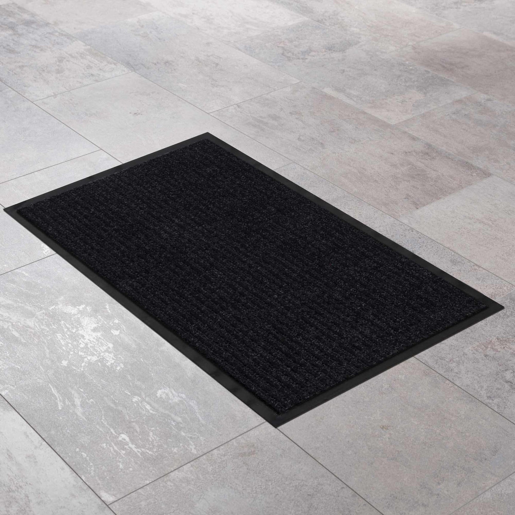 Basic Outdoor Mat, Black - Clearance - Ornate Home