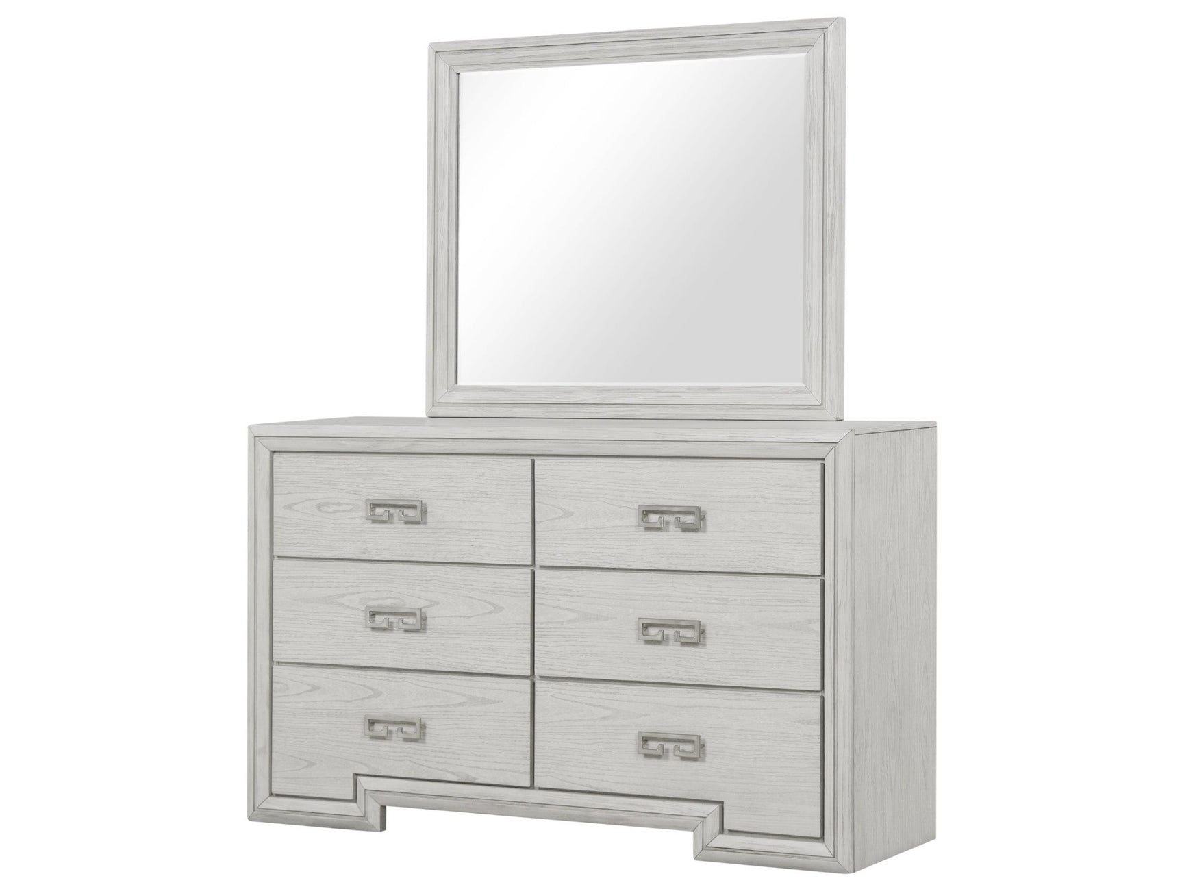 Basilone White Dresser - Ornate Home