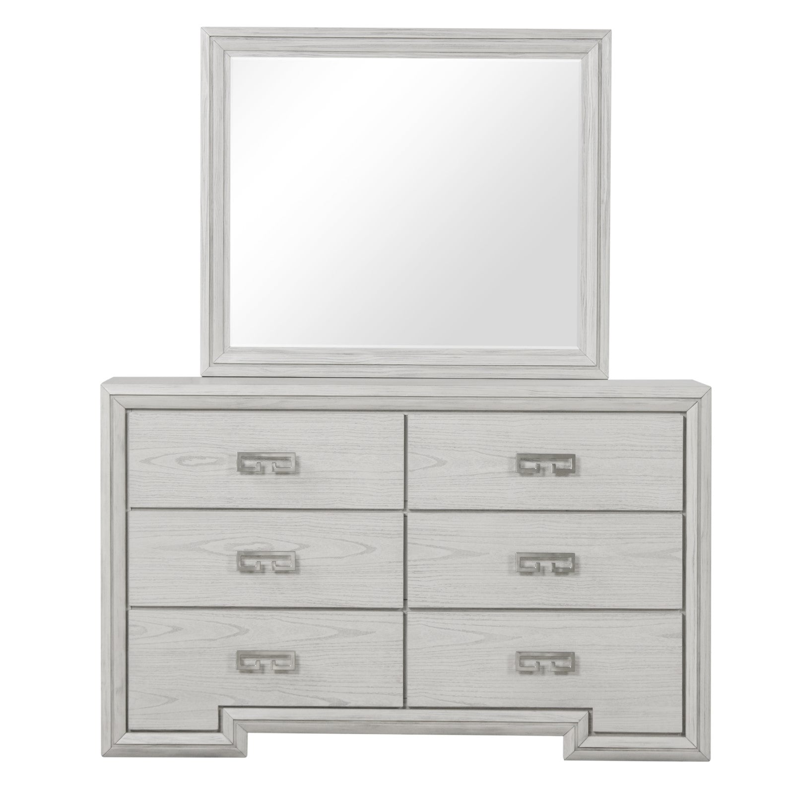 Basilone White Dresser - Ornate Home