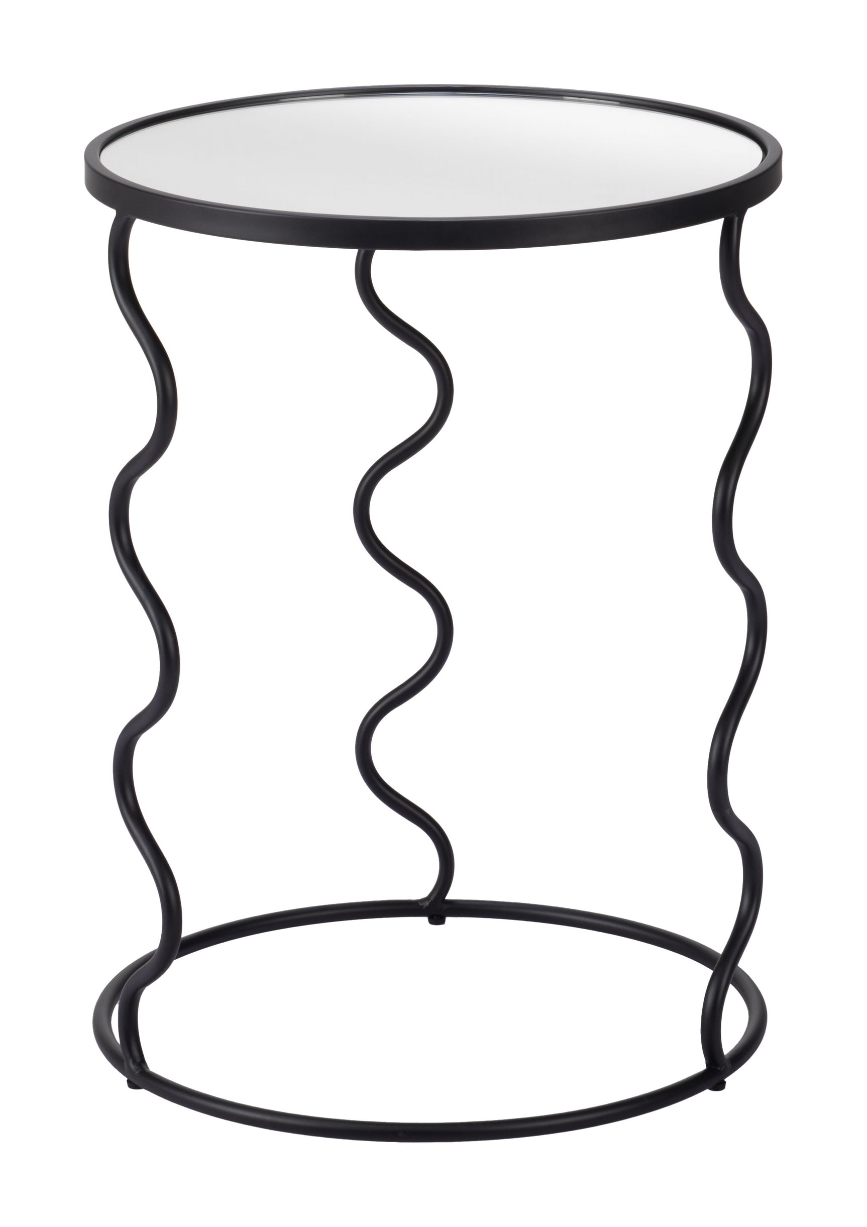 Bastia Black Side Table - Ornate Home