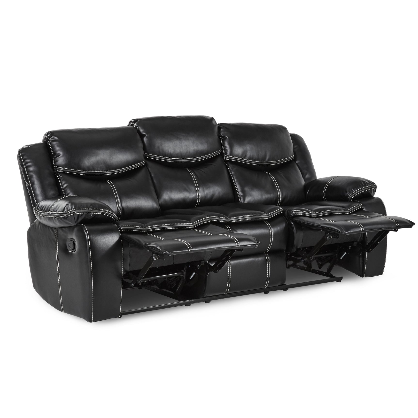 Bastrop Black Sofa & Loveseat - Ornate Home