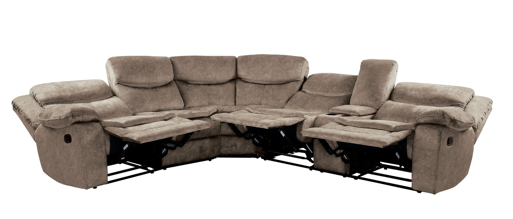 Bastrop Brown 3-Piece Sectional - Ornate Home