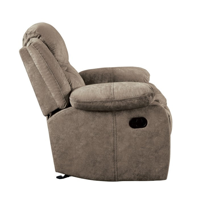 Bastrop Brown Glider Reclining Chair - Ornate Home