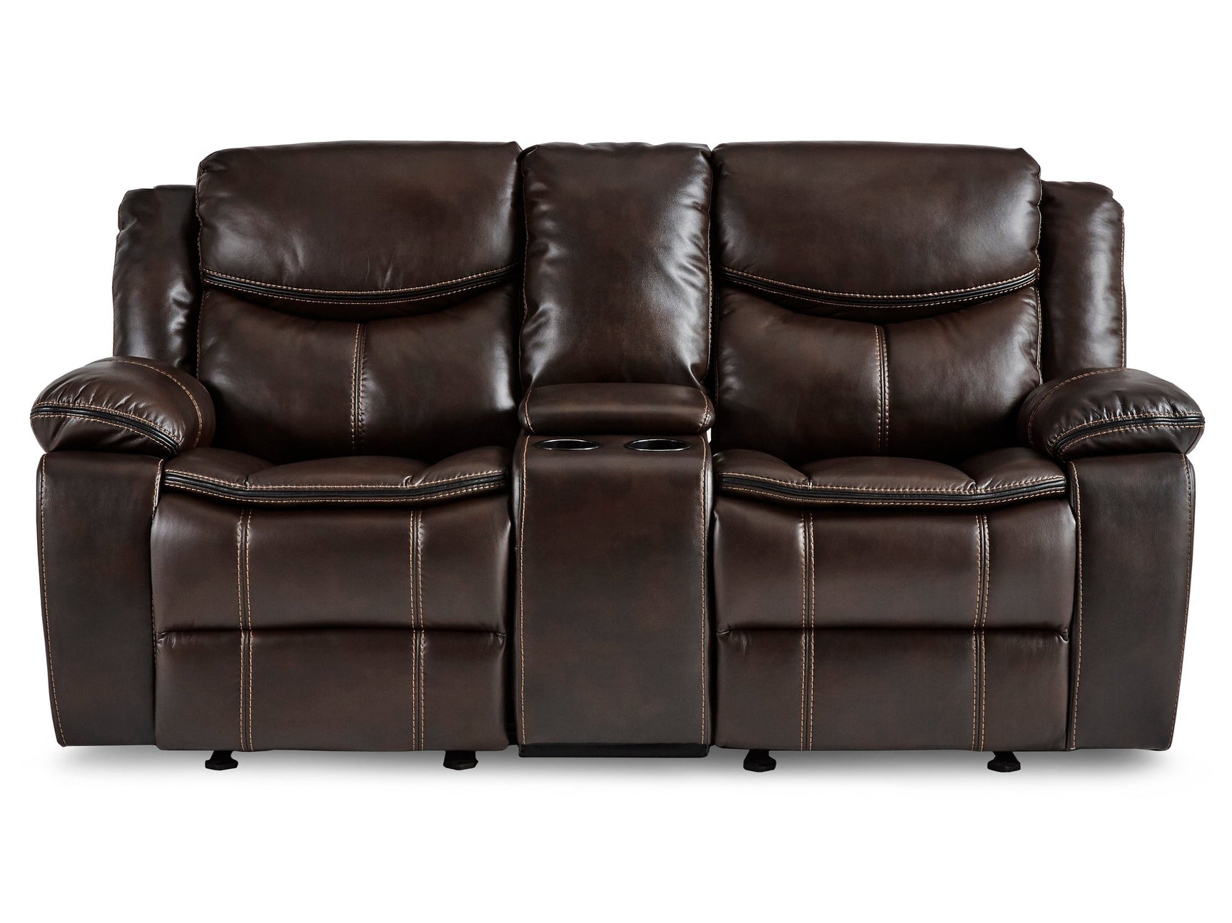 Bastrop Brown Reclining Loveseat - Ornate Home