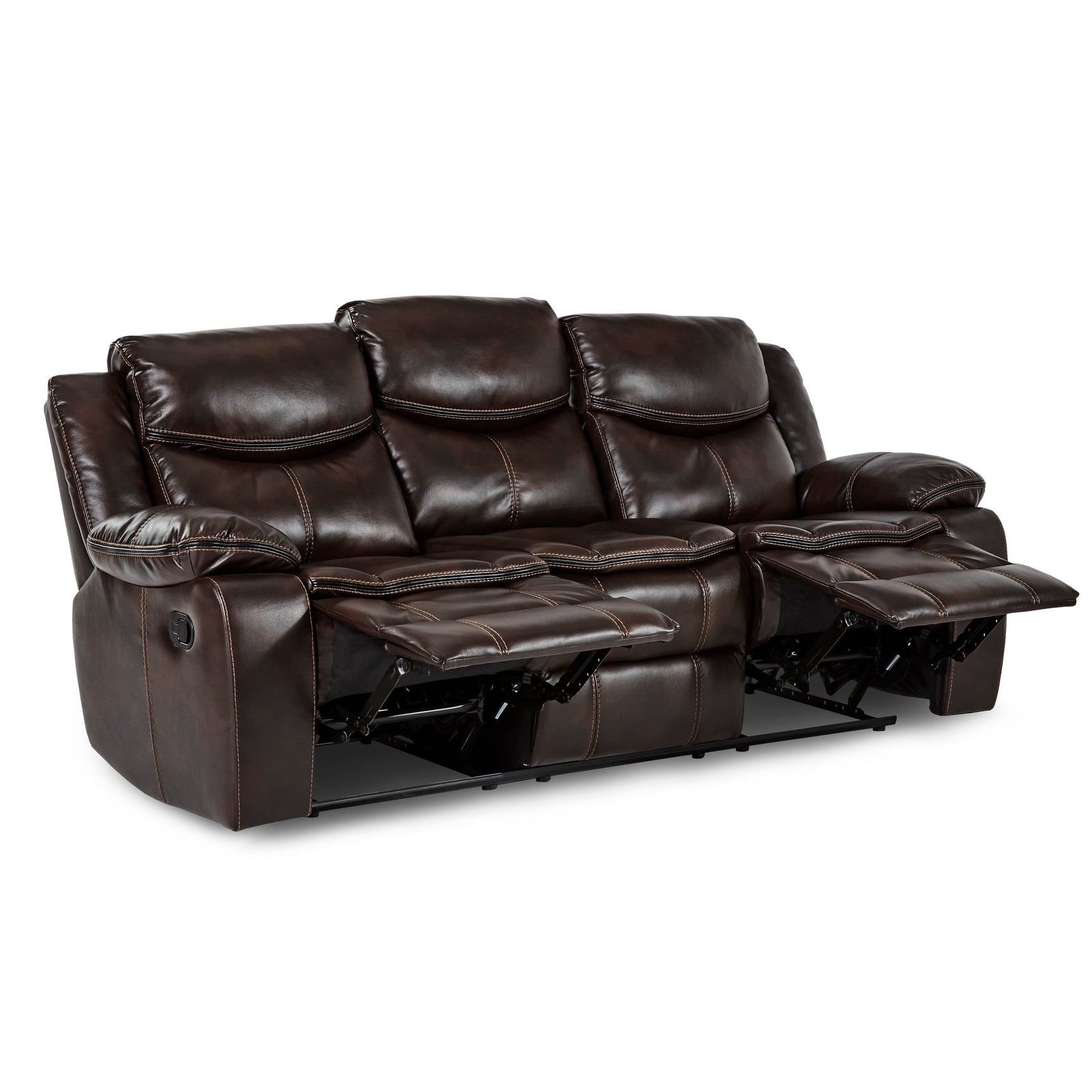 Bastrop Brown Reclining Sofa - Ornate Home