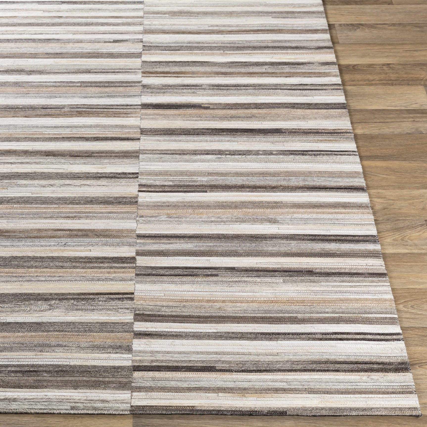 Batehaven Premium Leather Hand Crafted Rug - Clearance - Ornate Home