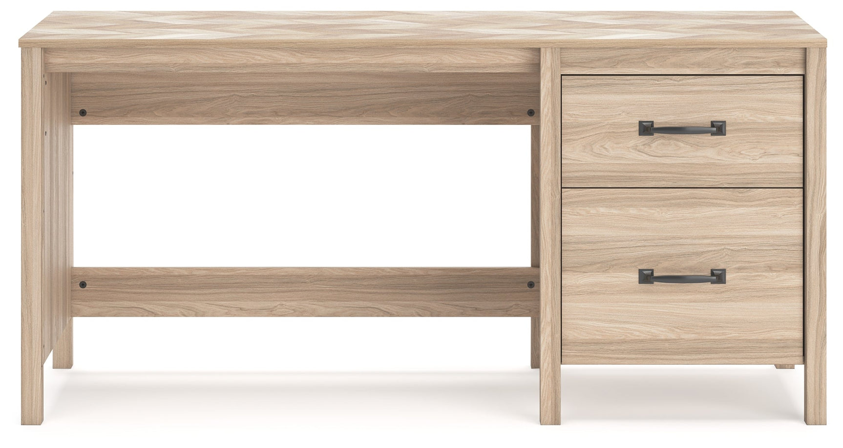 Battelle Tan 60" Home Office Desk (Online Special Price) - Ornate Home