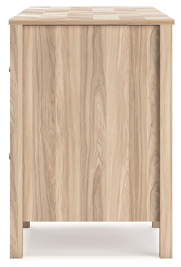 Battelle Tan 60" Home Office Desk - Ornate Home