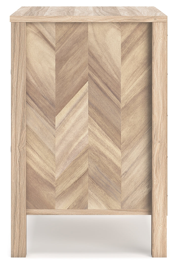 Battelle Tan Nightstand - Ornate Home