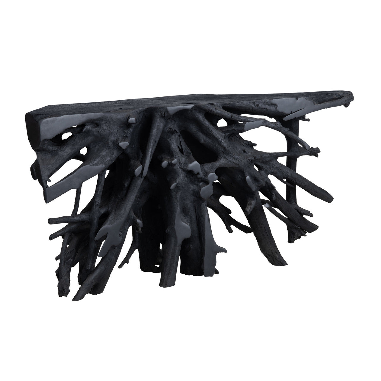 Batu Black Console Table - Ornate Home