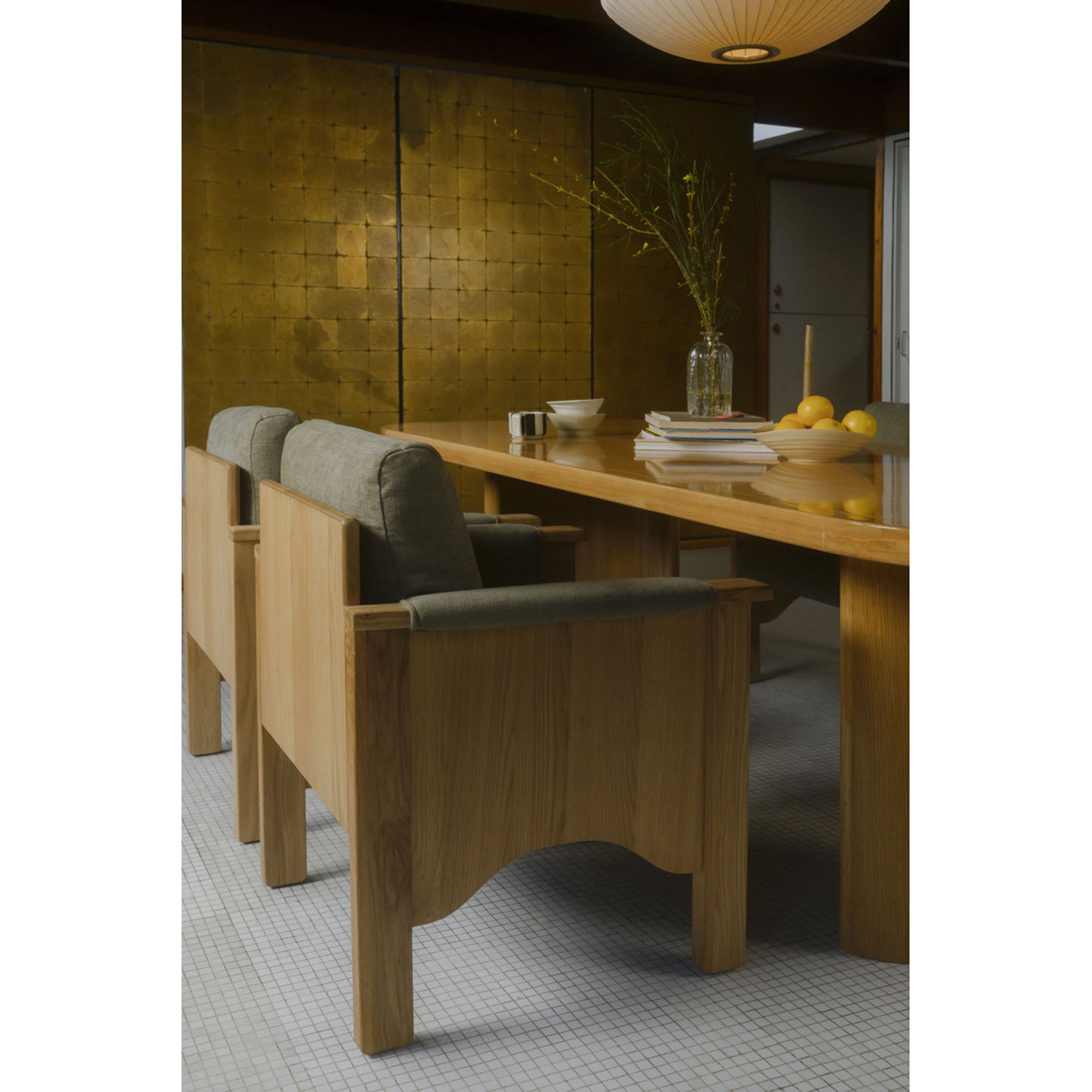 Bauer Sage/Natural Dining Chair - Ornate Home