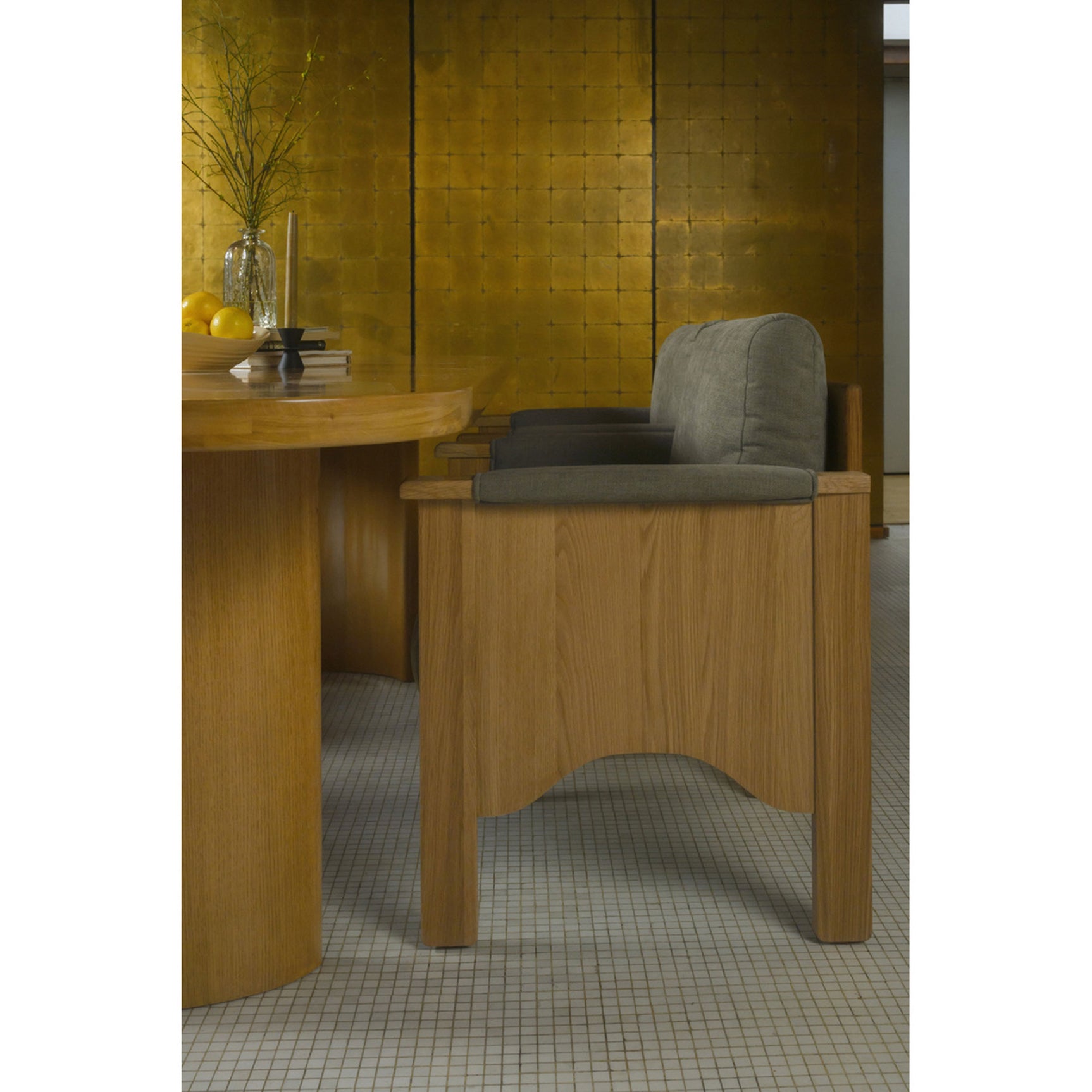 Bauer Sage/Natural Dining Chair - Ornate Home