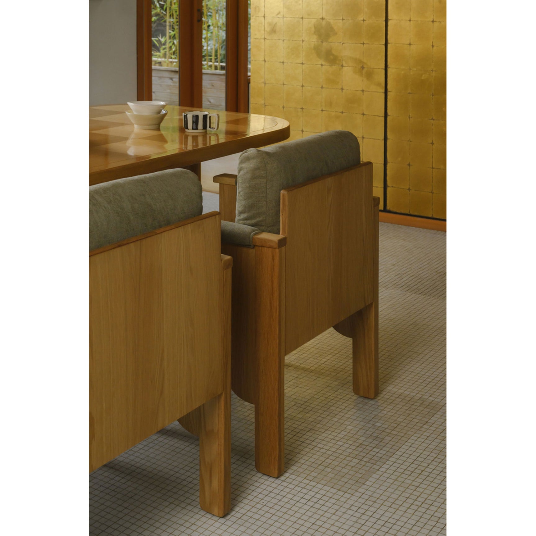 Bauer Sage/Natural Dining Chair - Ornate Home