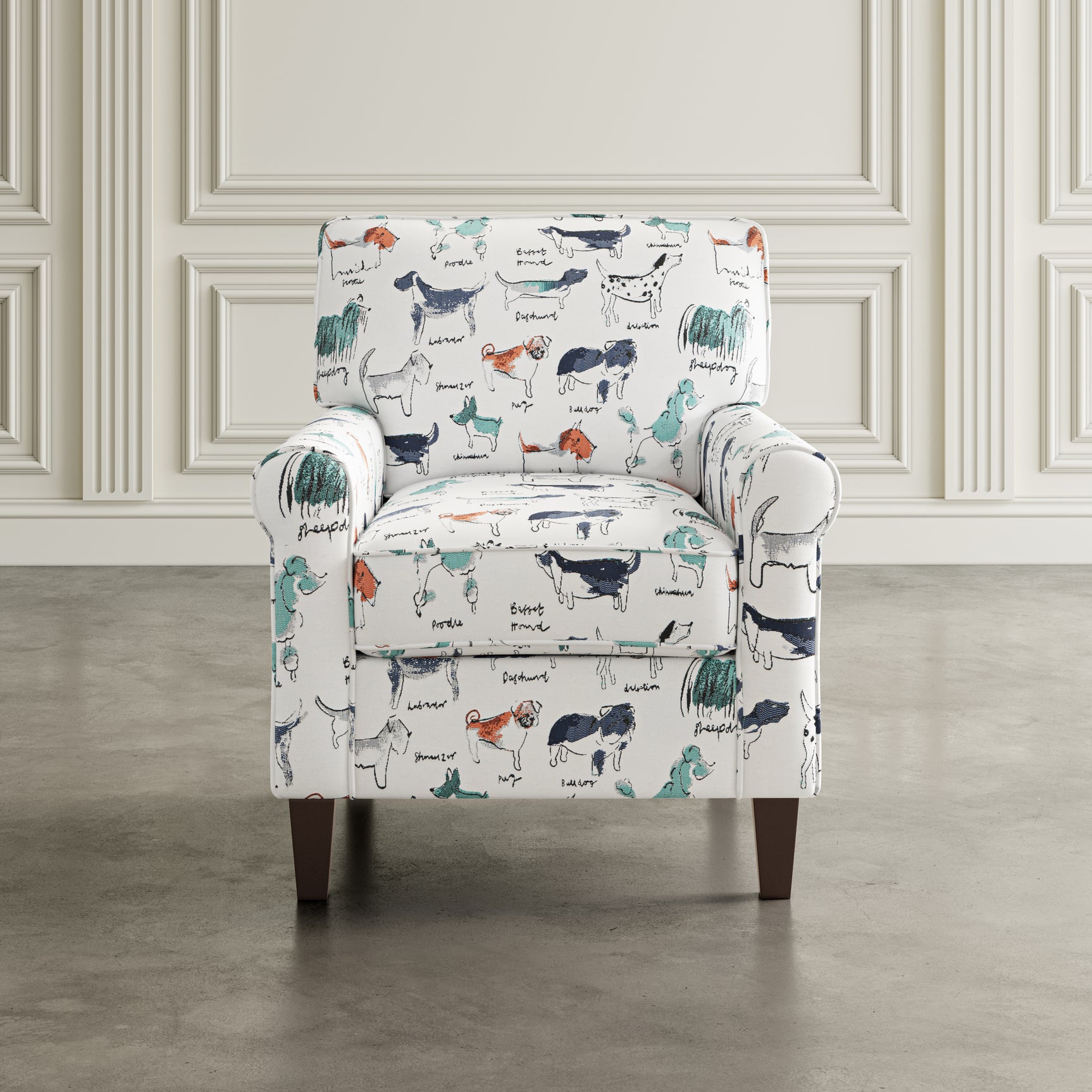 Baxter Multicolor Accent Chair - Ornate Home