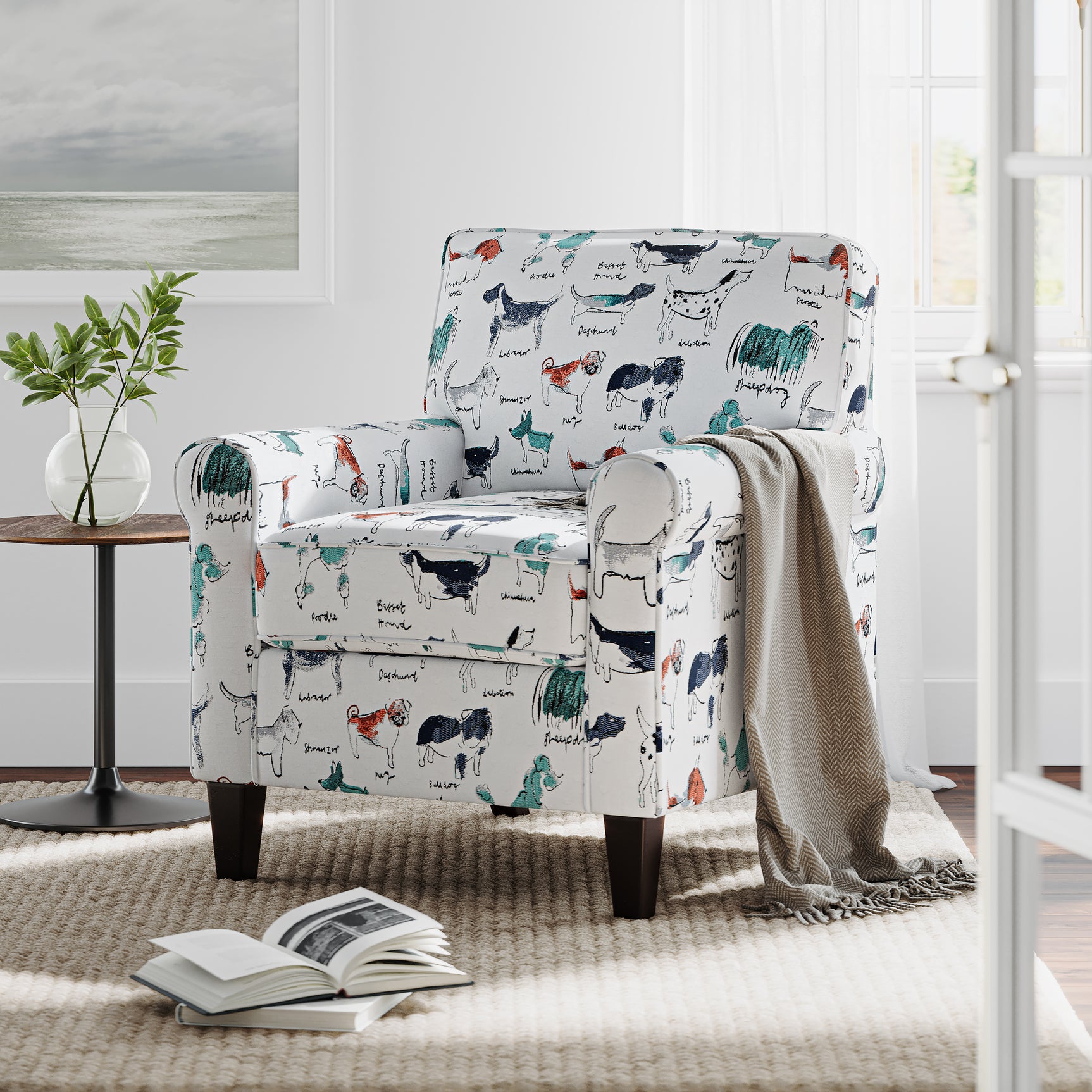 Baxter Multicolor Accent Chair - Ornate Home