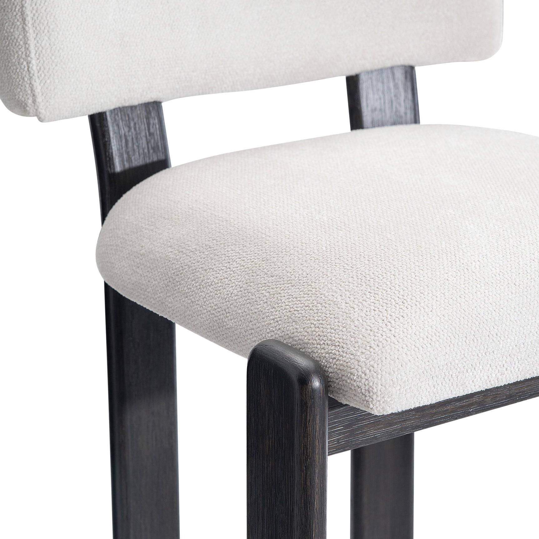 Baxter White/Cream Bar Stool - Ornate Home