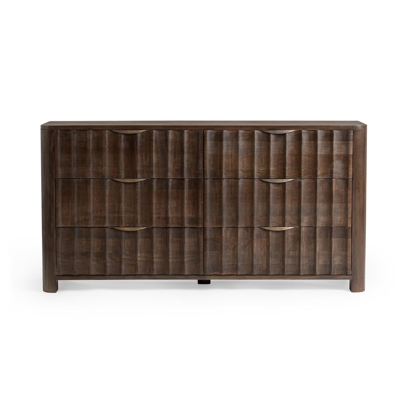 Baylee Cocoa Brown 6 Drawer Dresser - Ornate Home