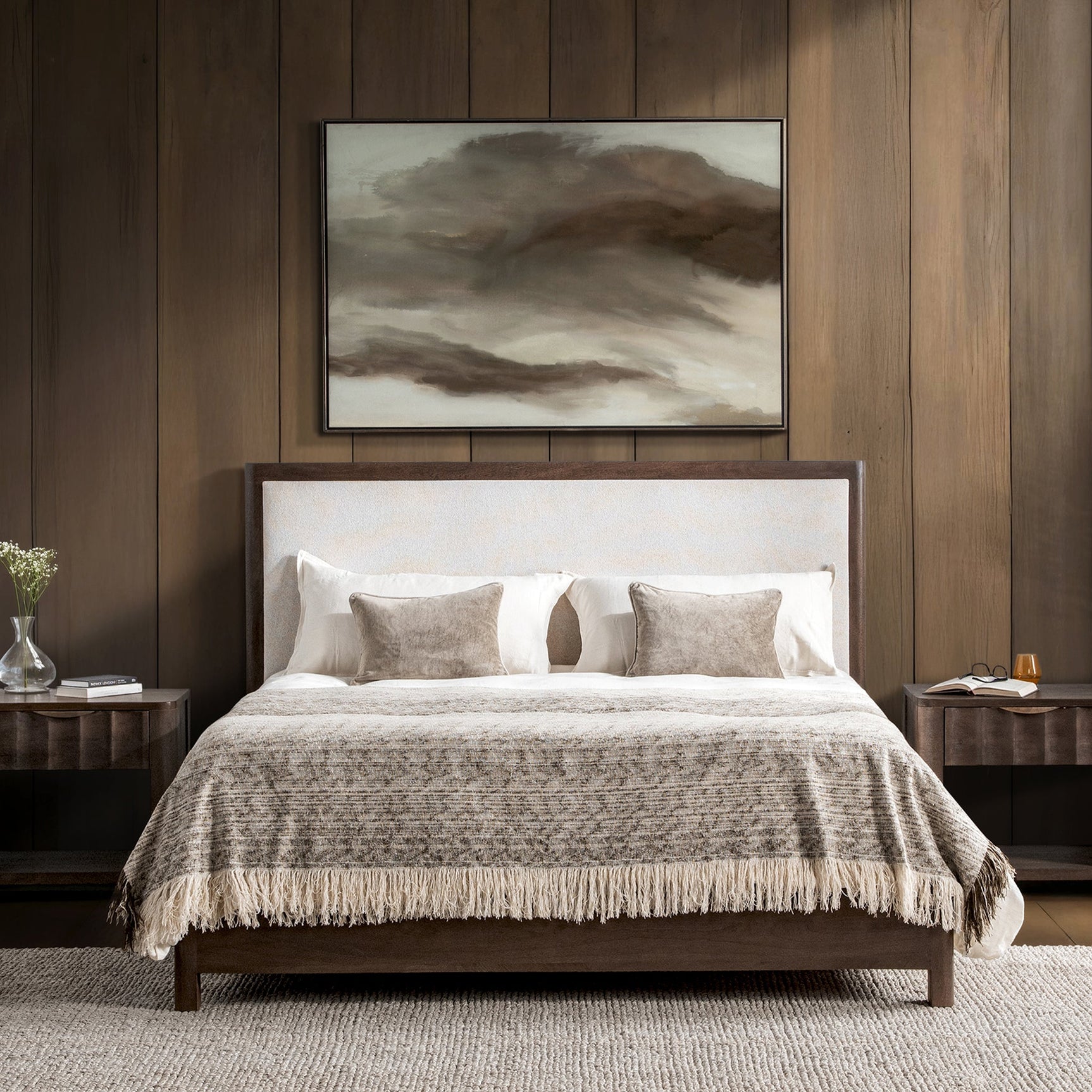 Baylee Cocoa Brown Queen Bed - Ornate Home