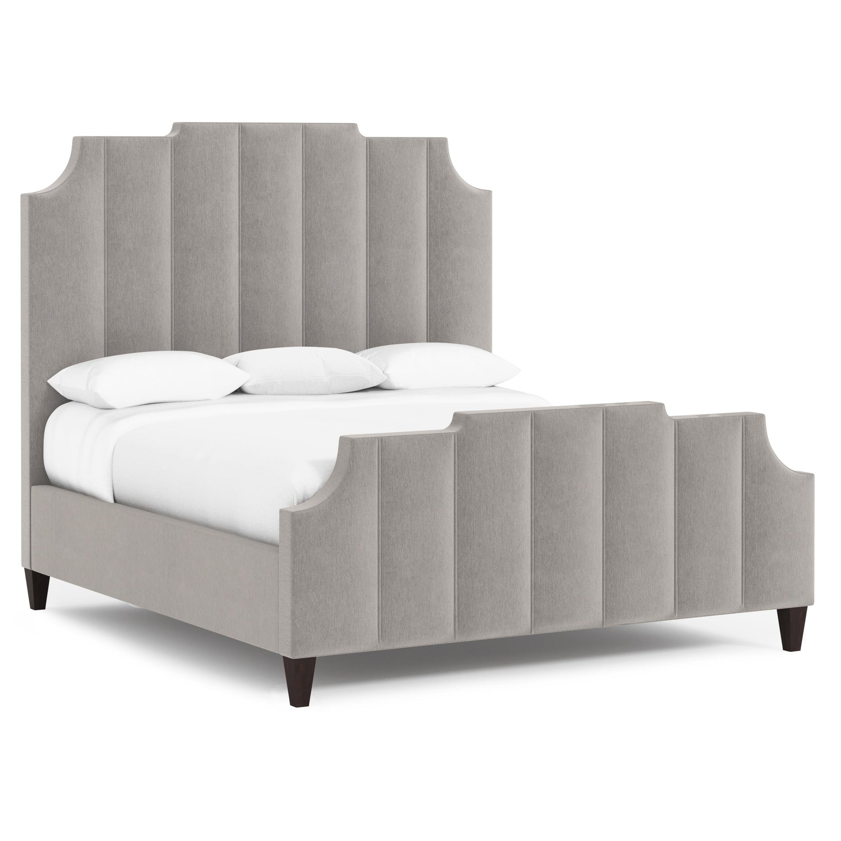 Bayonne Espresso King Panel Bed - Ornate Home