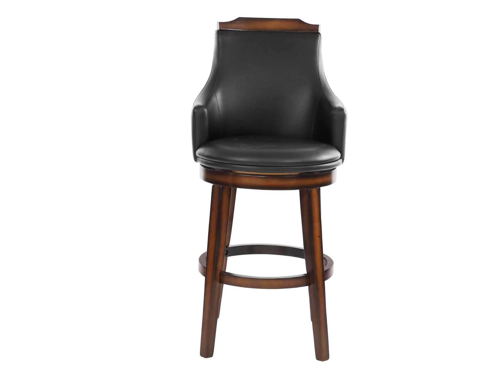 Bayshore Brown Swivel Pub Height Chair - Ornate Home