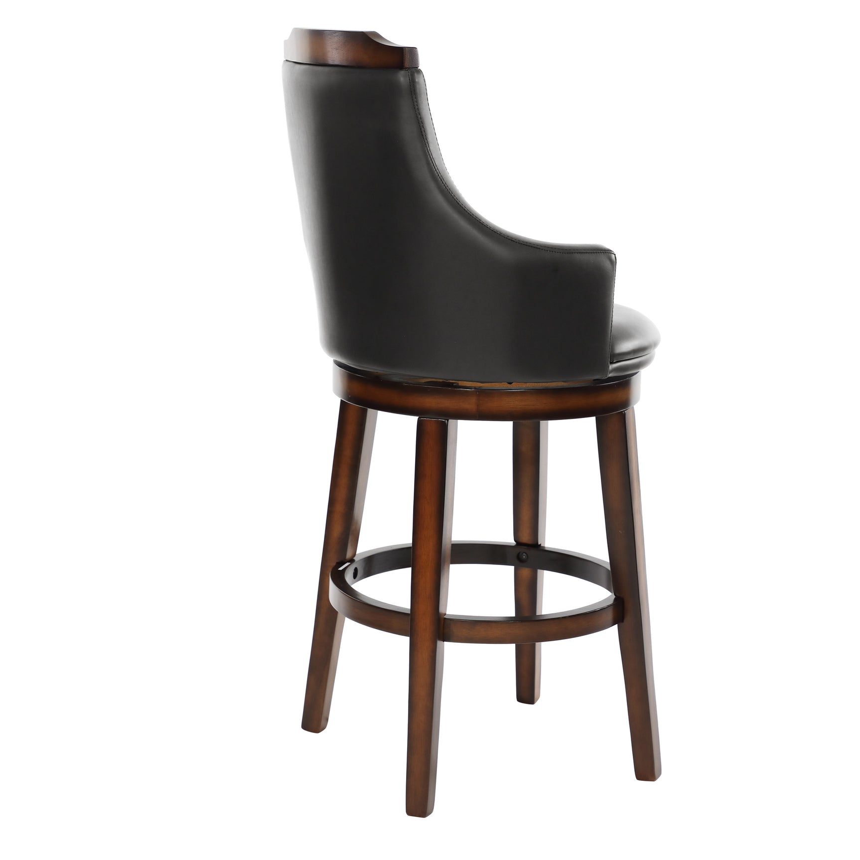 Bayshore Brown Swivel Pub Height Chair - Ornate Home
