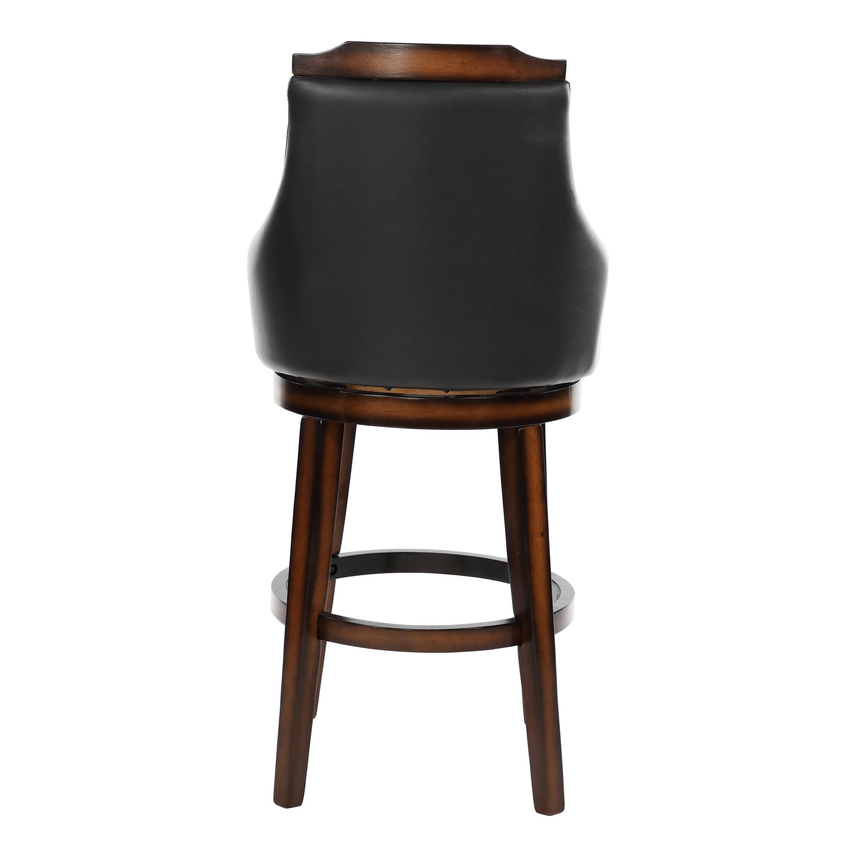 Bayshore Brown Swivel Pub Height Chair - Ornate Home