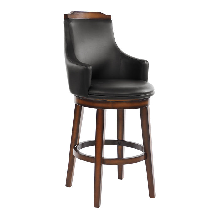 Bayshore Brown Swivel Pub Height Chair - Ornate Home