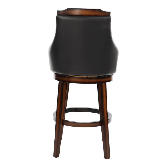 Bayshore Brown Swivel Pub Height Chair - Ornate Home