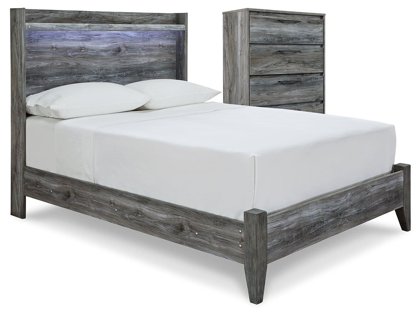 Baystorm Gray Full Panel Bedroom Set with Chest (Online Special Price) - Ornate Home